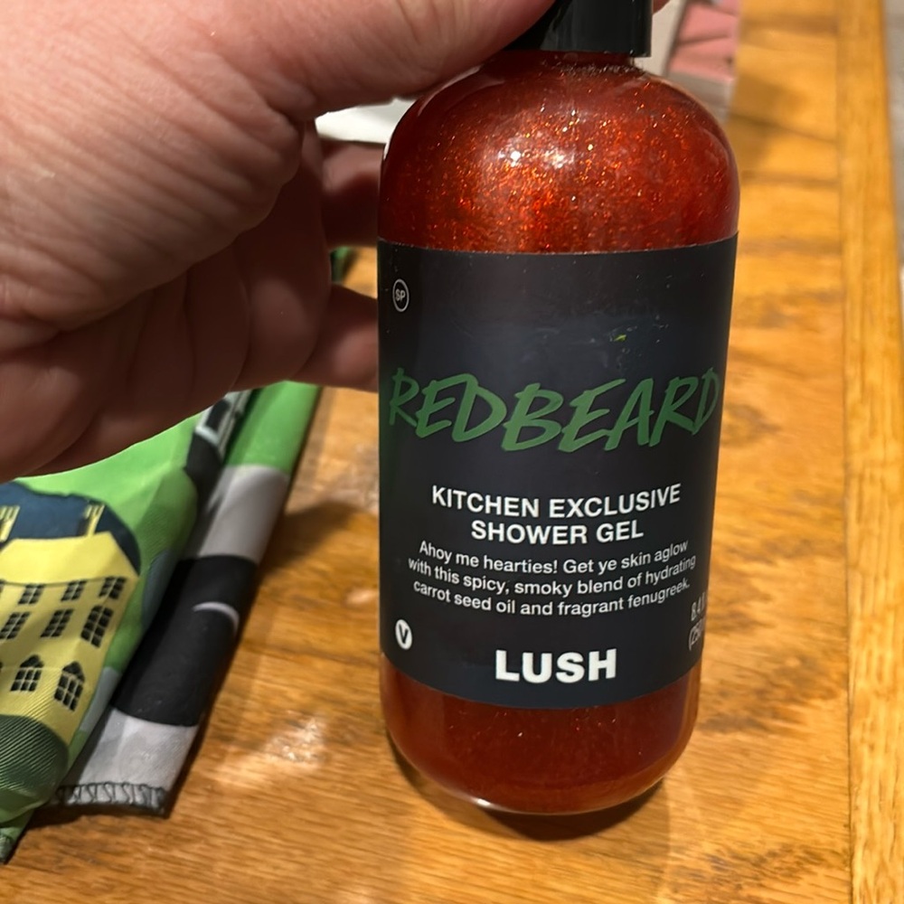 Lush Redbeard shower gel NEW